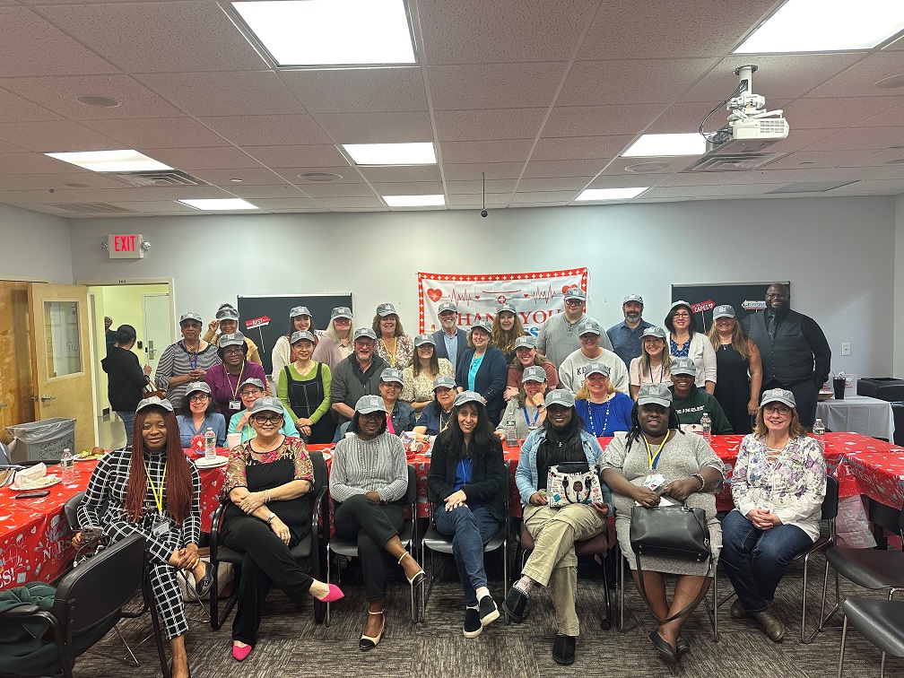 BCCS Nurses pose for a photo in celebration of National Nurses Week