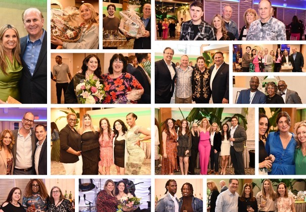 A collage of photos of the Reach for the Stars event