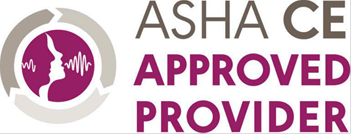ASHA CE Approved Provider