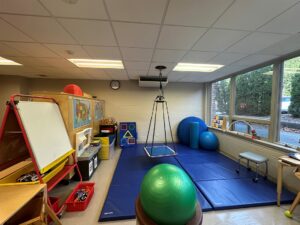 The sensory room used for physical and occupational therapy
