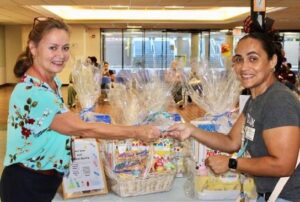 Marcus Ave. staff members at back-to-School Night